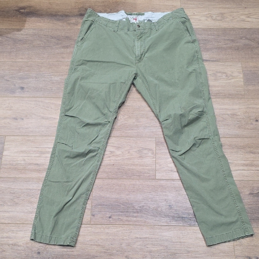 Relwen Men's Size 38 Flyweight Military Green Men's Chino Pants - Picture 4 of 4